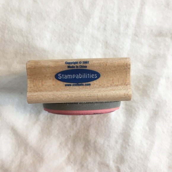 Stampabilities Soccer Ball Wood Mounted Stamp - Picture 4 of 4